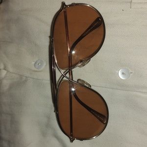 Tom Ford - Tom N.6 Sunglasses - Aviator Sunglasses - Rose Gold Brown - FT0489